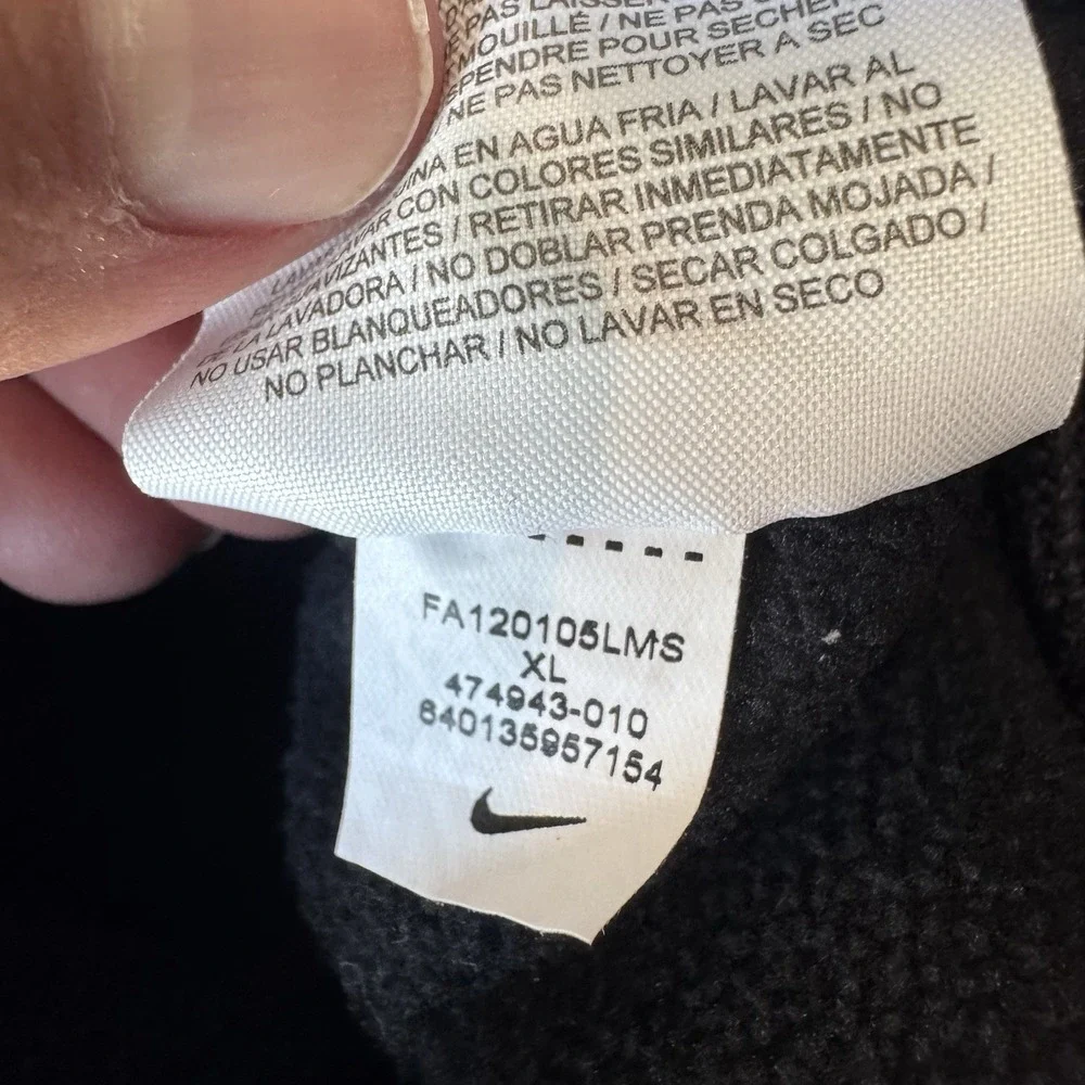 Nike Oakland Raiders Therma Fit Team Issued Hoodie XL On Field Black Pullover